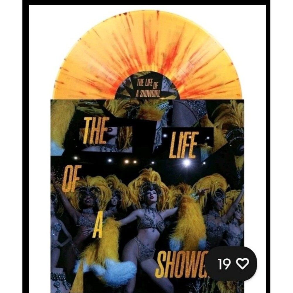 TAYLOR SWIFT The Life of a Showgirl Vinyl LP Lovely Bouquet Golden Limited Ed.